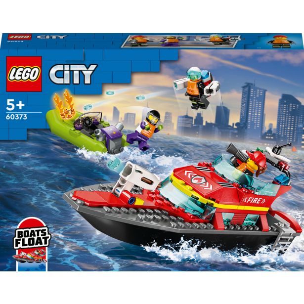 LEGO CITY FIRE 60373 GASILSKI REŠEVALNI ČOLN