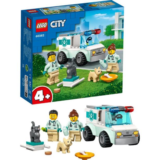LEGO CITY GREAT VEHICLES 60382 VETERINARSKI REŠEVALNI KOMBI