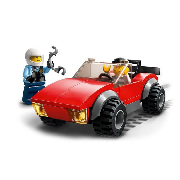 LEGO CITY POLICE 60392 PREGON AVTOMOBILA S POLICIJSKIM MOTORJEM