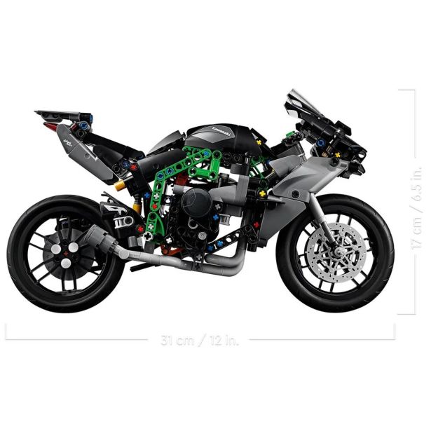 LEGO' TECHNIC' 42170 MOTOCIKL KAWASAKI NINJA H2R