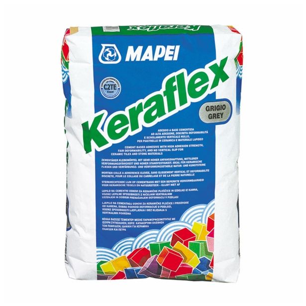 LEPILO ZA PLOŠČICE MAPEI KERAFLEX BELI 25KG C2TE
