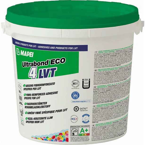 LEPILO ZA PVC IN TEKSTIL MAPEI ULTRABOND ECO 4 LVT 4 KG