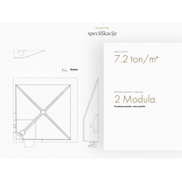LESEN/PVC TLAKOVEC LEPLECO KONČNICA LATERA ANTRACIT ŽENSKA