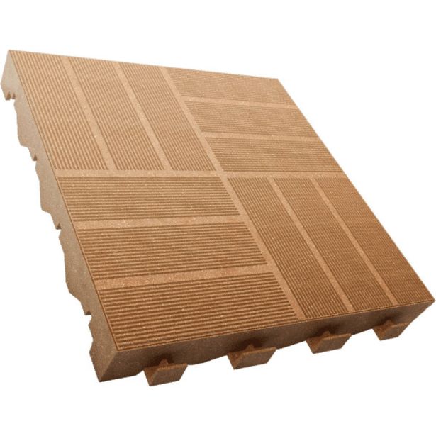 LESEN/PVC TLAKOVEC LEPLECO LATERA 40X40CM RJAVA