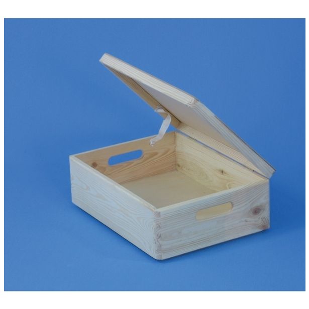 LESEN ZABOJ JEWE SMREKA 40X30X15 CM S POKROVOM, NELAKIRAN