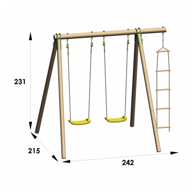 GUGALNICA AMCA LESENA 2.3 M - 2 SEDEŽA. LESTEV