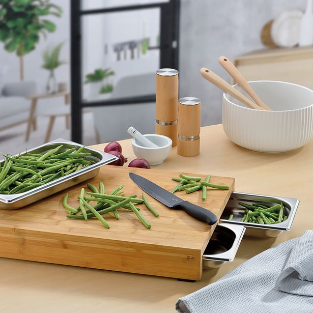 LESENA DESKA KELA 46X36X7CM KENINA BAMBUS