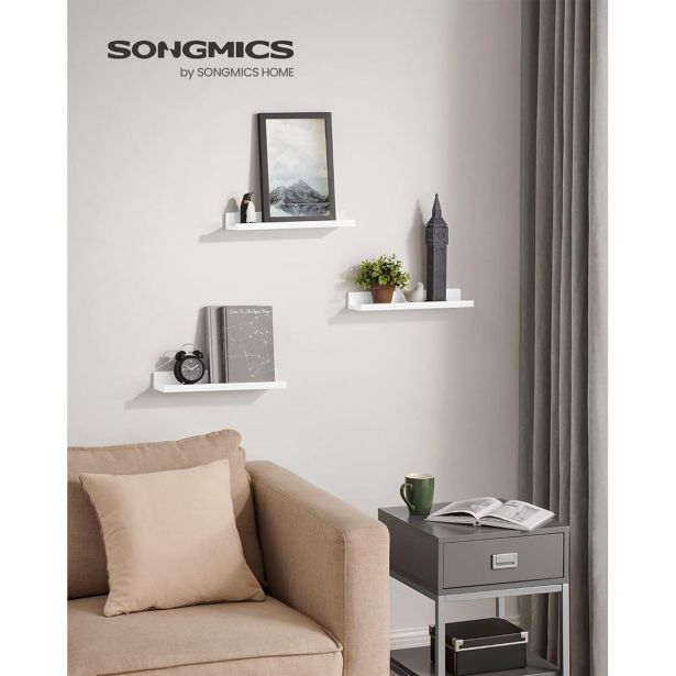 LESENA POLICA SONGMICS CUBE SET 3 KOS 10X38X5