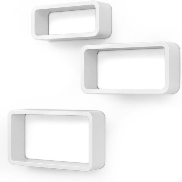 LESENA POLICA SONGMICS CUBE SET 3KOS PRAVOKOTNIK