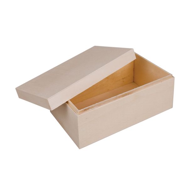 LESENI USTVARJAL. DODATKI RAYHER LESENA ŠKATLA S POKROVOM 20X12X9 CM