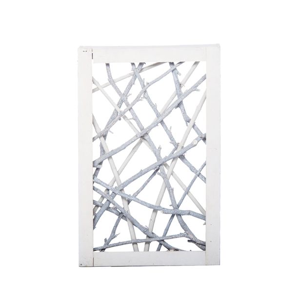 NAMIZNA DEKORACIJA GLOSSTYLE LESENA V OKVIRJU 47X30X6.5 CM