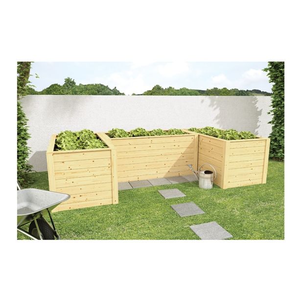 LESENA VRTNA GREDA GARTENPRO 150X100 CM, DEB 28MM