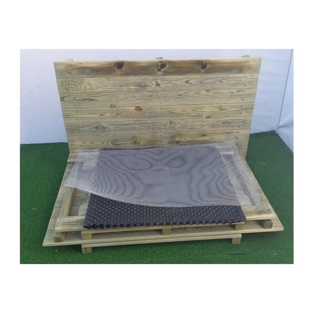 LESENA VISOKA GREDA 120X80X78 S FOLIJO IN MREŽO