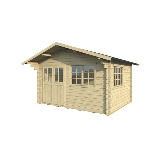 LESENA VRTNA HIŠKA GARTENPRO 380X300 CM, DEB. 44 MM NEBRASKA 1