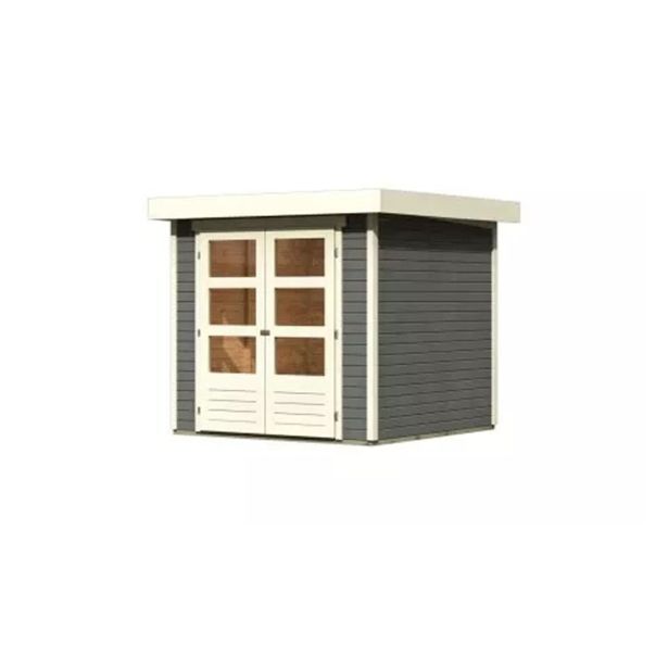 LESENA VRTNA HIŠKA KARIBU ASKOLA 2 211X213 X 217, SIVA