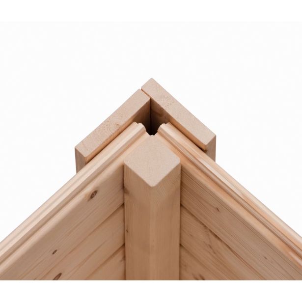 LESENA VRTNA HIŠKA KARIBU ASKOLA 5 S TERASO 298X211X242 +240 LES 19MM