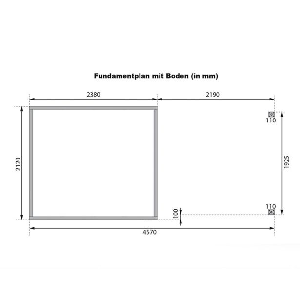 LESENA VRTNA HIŠKA KARIBU JUPITER 3 242X217X211 B-BELA
