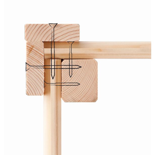 LESENA VRTNA HIŠKA KARIBU KERKO 4 302X217X211