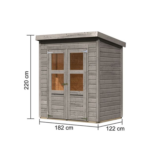 LESENA VRTNA HIŠKA KARIBU MERSEBURG 2