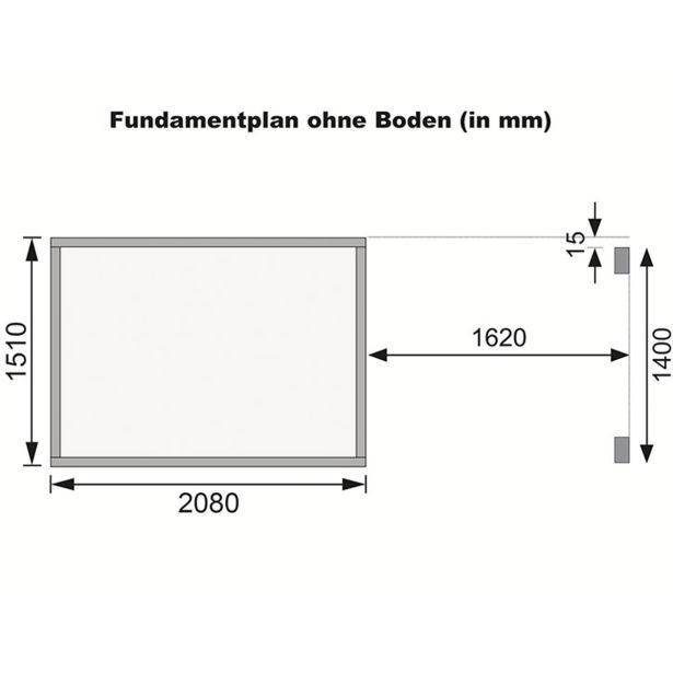 LESENA VRTNA HIŠKA KARIBU MERSEBURG 3 V SETU