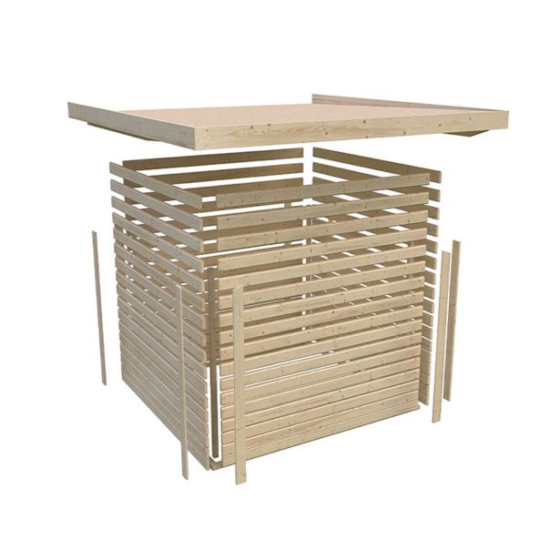 LESENA VRTNA HIŠKA KARIBU MERSEBURG 3 V SETU