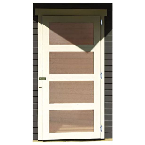 LESENA VRTNA HIŠKA KARIBU MÜHLENTRUP 1 211X404X217 SIVA