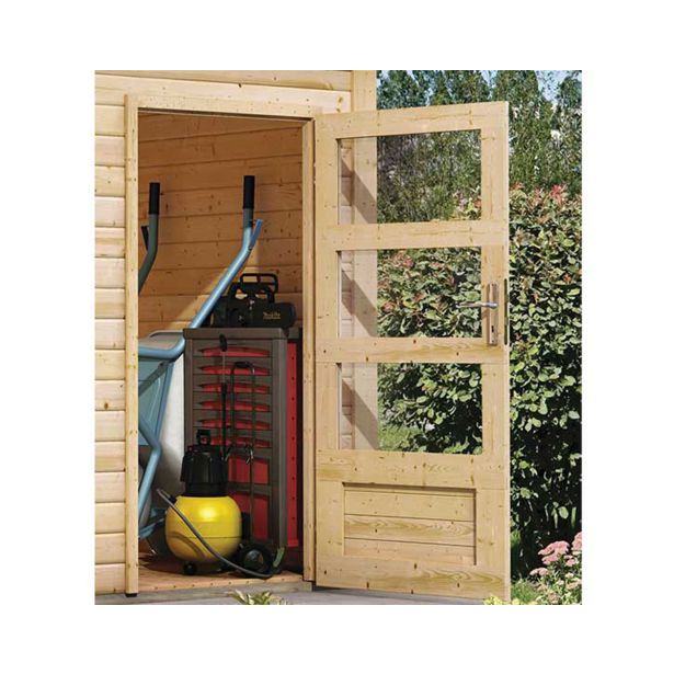 LESENA VRTNA HIŠKA KARIBU SCHÖNBUCH 1 227X366X246 BARVA LESA