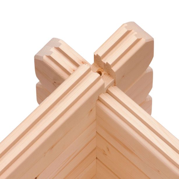 LESENA VRTNA HIŠKA KARIBU TRITTAU 4 + PODALJŠEK STREHE 3.3 M