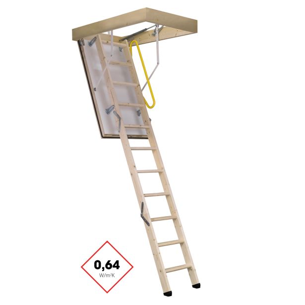LESENE PODSTREŠ.STOPNICE MINKA POLAR 60 MM 85X69/275 CM 4-DELNE