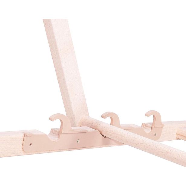 LESENI LEŽALNIK PLATINET, LAHEK IN MAXIMALNO ZLOŽLJIV MODRO-BEL