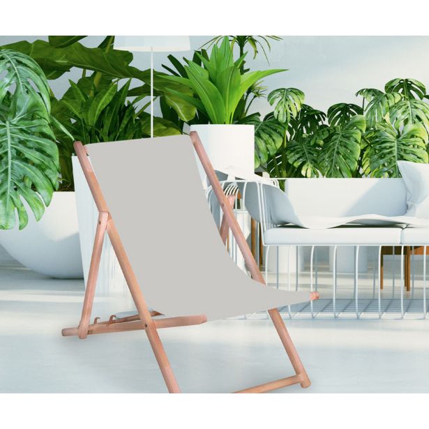 LESENI LEŽALNIK PLATINET, LAHEK IN MAXIMALNO ZLOŽLJIV SIVO-BEŽ