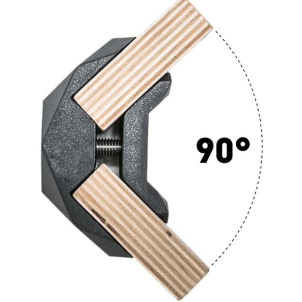 KONEKTOR X ZA POVEZAVO 2 LESNIH PLOŠČ PLAYWOOD 90° ČRN