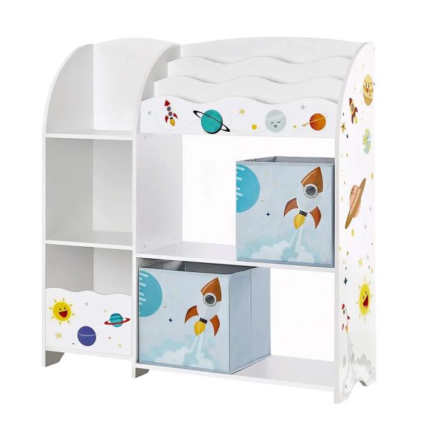 LESENI REGAL SONGMICS ORGANIZATOR IGRAČ IN KNJIG GKR42WT