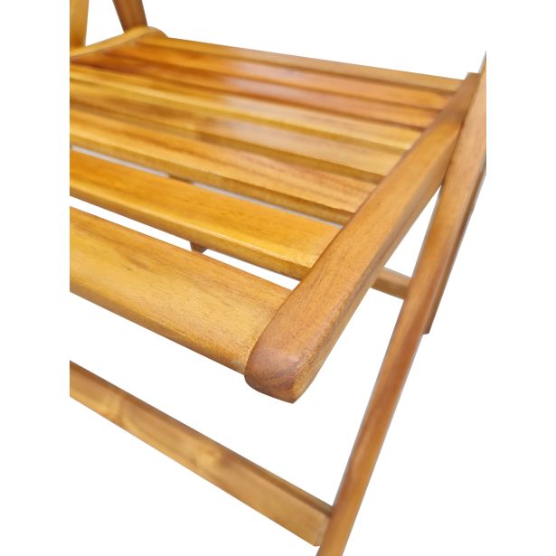 LESENI STOL MQ PROPUS 49/50/74 CM, AKACIJA