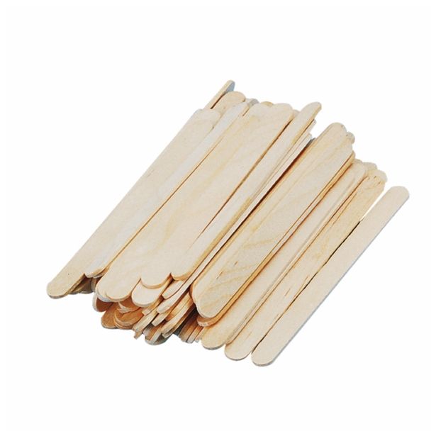 LESENI USTVARJAL. DODATKI RAYHER LESENE PALČKE NARAVNE 110X11 MM 72 KOS