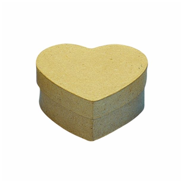 LESENI USTVARJAL. DODATKI RAYHER ŠKATLA IZ PAP. MASE SRCE 10X10X4.5 CM