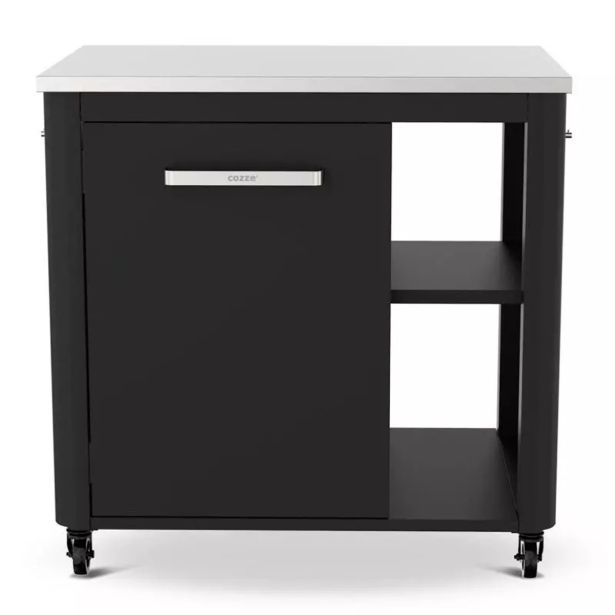 LETNA KUHINJA COZZE MIZA Z INOX PLOŠČO 90X60X90 CM (90527)