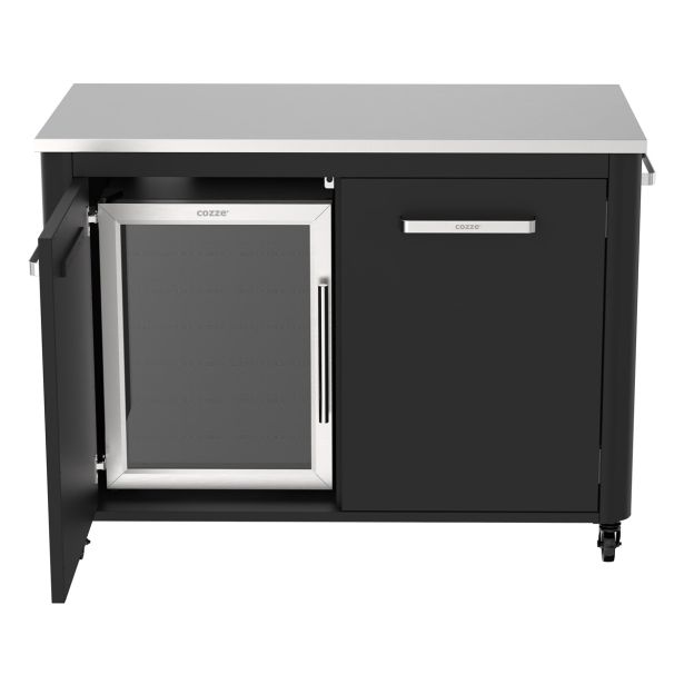 LETNA KUHINJA COZZE OMARA Z INOX POLICO + HLADILNIK 90526+90540