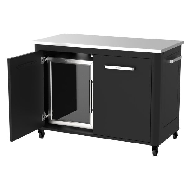 LETNA KUHINJA COZZE OMARA Z INOX POLICO + HLADILNIK 90526+90540