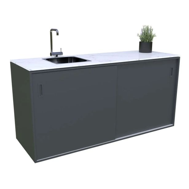 LETNA KUHINJA MS VISCOM ELEMENT S POMIVALNIM KORITOM 1800X634 MM