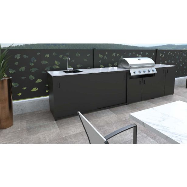 LETNA KUHINJA MS VISCOM ELEMENT S POMIVALNIM KORITOM 1800X634 MM