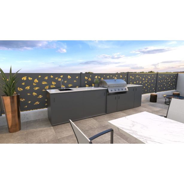 LETNA KUHINJA MS VISCOM ELEMENT S POMIVALNIM KORITOM 1800X634 MM