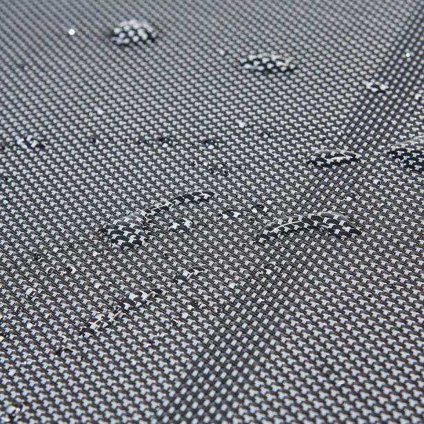 LEŽALNIK IZ TEKSTILENA NATERIAL LYRA II S KOLESI ANTRACIT ALU, TEKSTILEN