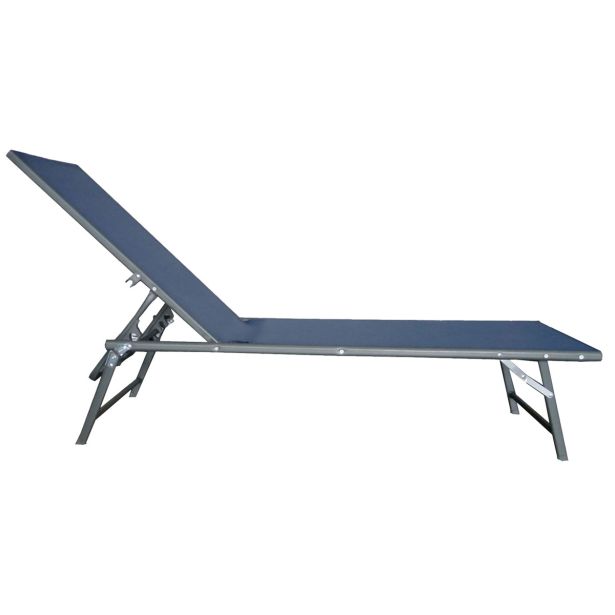 LEŽALNIK IZ TEKSTILENA MALLORCA MODER ZLOŽLJIV