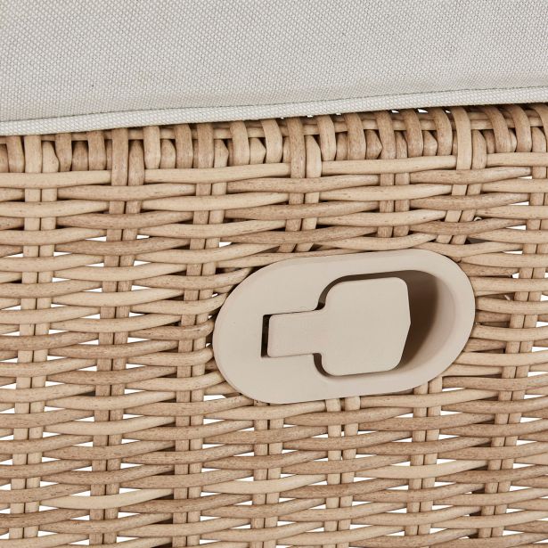 LEŽALNIK MEDENA AVTOMAT PLETEN-ALU NATURAL199X70