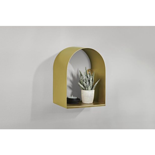 LESENA POLICA LIDO ZLATA 250X200X120 MM