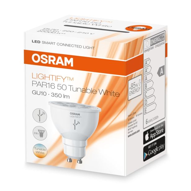 RAZNA LED ŽARNICA OSRAM LIGHTIFY PAR1650 TW 6W GU10 220-240V