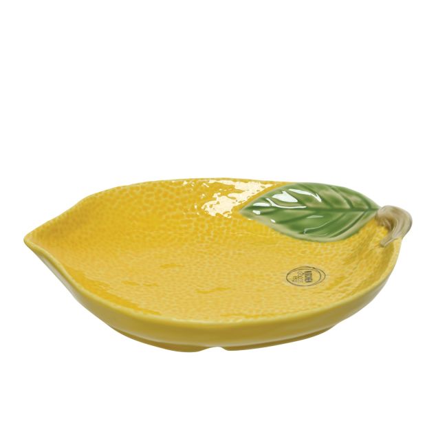 PLITVI KROŽNIK DECORIS LIMONAVVPORCELAN 22 CM