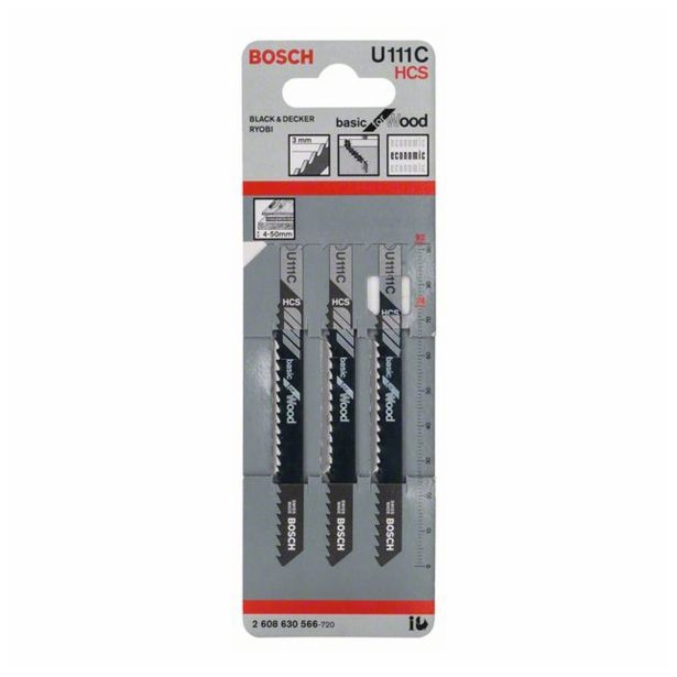 LIST VBODNE ŽAGE BOSCH U 111 C HCS ZA LES 74 MM 8 ZPZ