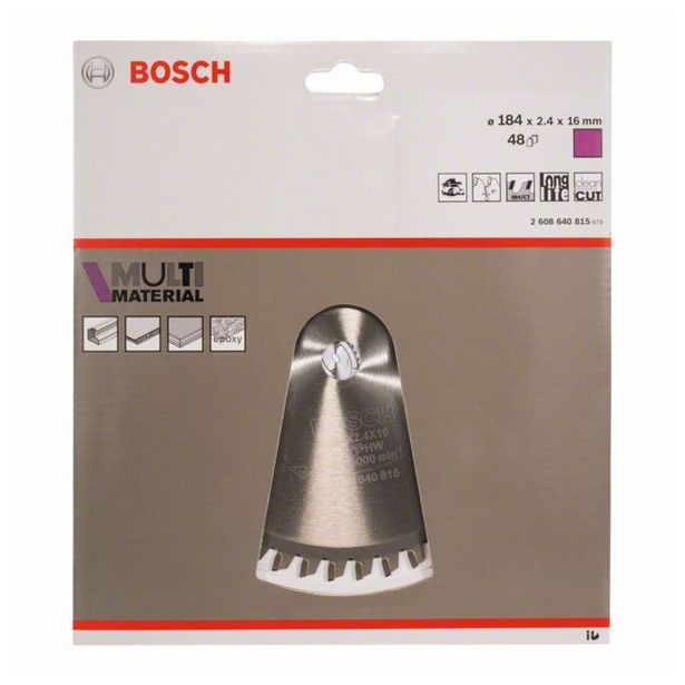 LIST ŽAGE ZA KOVINO BOSCH 184X2.4/1.8X16 48 ZOB